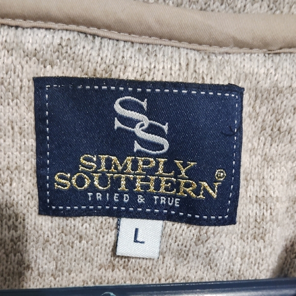 Woolrich Tan Button-Up Sweater - Picture 2 of 3